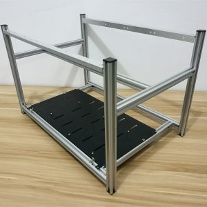 Aluminium Open Air Mining Rig Frame – 6GPU max